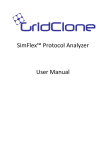 SimFlex™ Protocol Analyzer User Manual