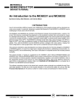 SEMICONDUCTOR An Introduction to the MC68331 and MC68332