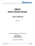 SIM100 User`s Manual - Chicago Marine Electronics