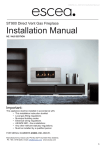 Escea ST900 Installation Manual