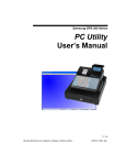 Samsung SPS-300 Series PC Utility User`s Manual