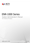 ENR-1000 Series - ACTi Corporation