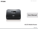 DWR-932 User Manual 4G/LTE Mobile Router - D-Link