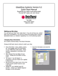 GlassShop Systems Version 9.2 Quick Start Manual
