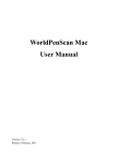 WorldPenScan Mac User Manual