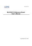 ML610Q174 Reference Board User`s Manual