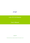 17”/19” User`s Manual