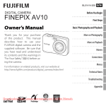 Fujifilm FinePix AV10 User Guide Manual pdf