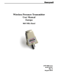 XYR 5000 Wireless Pressure Transmitter User manual, 34-XY-25-51