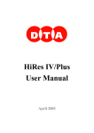 User Manual (PDF, April 2005)