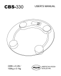 CBS-330 (330x0.2lb) - User Manual