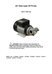 AC Gear-type Oil Pump - Folke