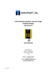 CCM501 User Manual - InstruTech®, Inc.