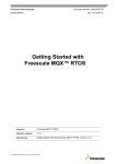 Getting Started with Freescale MQX™ RTOS - Other