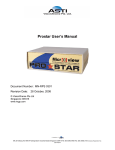 Prostar User`s Manual - VisionXtreme Pte. Ltd.