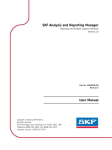 SKF Analysis and Reporting Manager User Manual