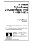 Digital-Analog Converter Module Type AJ65SBT