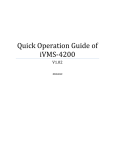 Quick Operation Guide of iVMS-4200