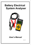 The Battery Electrical System Analyser