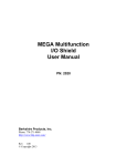 MEGA Multifunction I/O Shield User Manual - Bkp
