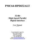 PMC64-HPDI32ALT - General Standards Corporation