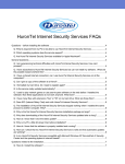 HuronTel Internet Security Services FAQs