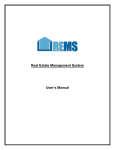 Real Estate Management System User`s Manual