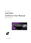 GUI7001 Software User Manual - Hitachi Kokusai Electric America