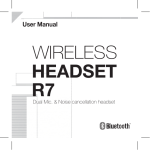 HEADSET R7 WIRELESS