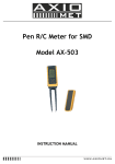 Pen R/C Meter for SMD Model AX-503