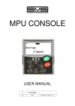 MPU CONSOLE - SMS Sistemi e Microsistemi S.r.l.