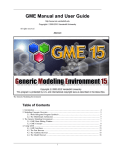 GME Manual and User Guide - ISIS Forge