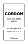 User Manual for CORDON