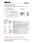 Transceiver mod. XTR-434