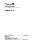 TRANS-C5200 and TRANS-C5201 User`s Manual