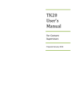 Tk20 User`s Manual for Content Supervisors