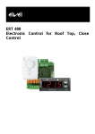 ERT 400 Electronic Control for Roof Top, Close Control
