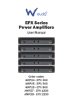 EPX Series Power Amplifiers