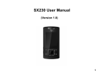 SX230 User Manual