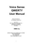 Voice Sense QWERTY User Manual (Ver 6.0)_HIMS