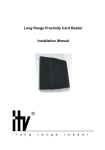 Long Range Proximity Card Reader Installation Manual