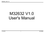 M32632 V1.0 User`s Manual  - cpu
