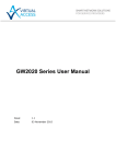 GW2020 Series User Manual