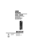 Model 1080ARC User Manual