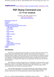 PDF Stamp Command Line v2.3 User manual