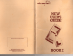 Microwriter New Users Guide