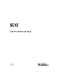 SCXI-1141/1142/1143 User Manual