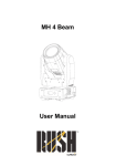 RUSH MH 4 Beam User Manual
