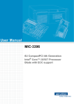 User Manual MIC-3396