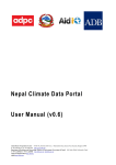 Nepal Climate Data Portal User Manual